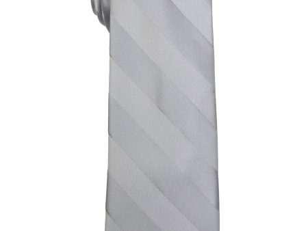 Heritage House 34787 - Boy s Tie - Tonal Satin Stripe - Silver Online