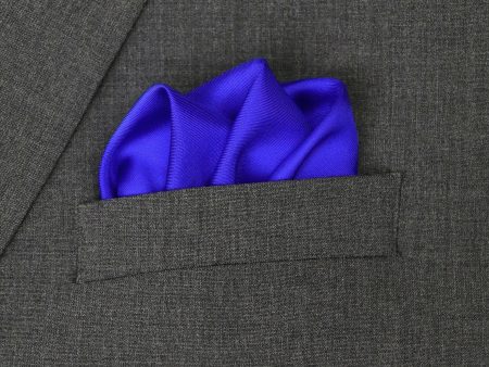 Heritage House 37768 Pocket Square - Solid - Royal Cheap