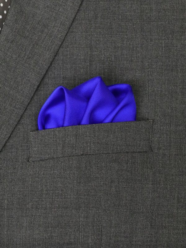 Heritage House 37768 Pocket Square - Solid - Royal Cheap