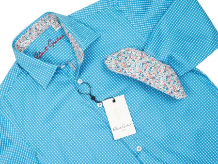 Robert Graham 30345 Boy s Sport Shirt - Check- Blue For Discount