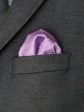 Heritage House Pocket Square 30757PS - Tonal Stripe - Purple Online Sale