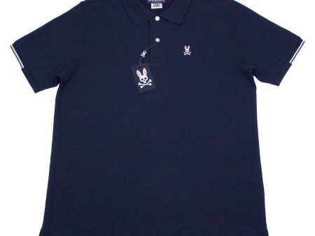 Psycho Bunny 35206 Young Men s Short Sleeve Polo - Navy Online