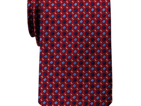 Heritage House 35738 - Boy s Tie - Neat - Red Navy Online