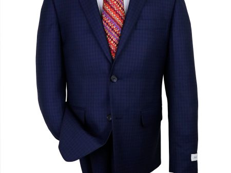 Jared Elliot 37444 Boy s Suit - Check - Navy Discount