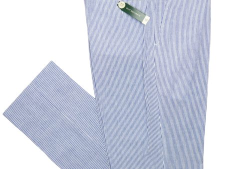 Lauren Ralph Lauren 28696P Boy s Suit Separate Pant - Seersucker Stripe -Blue White Supply