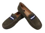 Umi 23935 Suede Boy s Shoe - Driving Loafer - Taupe on Sale