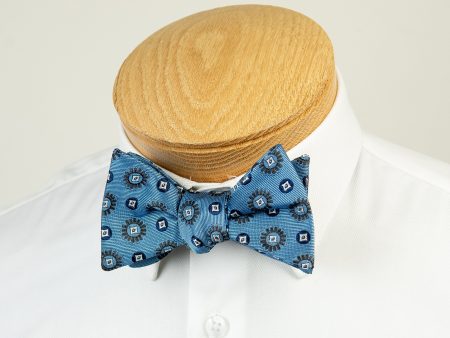 ScottyZ 29228 Young Men s Bow Tie - Neat - Blue For Discount