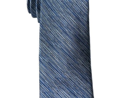 Heritage House 26458 100% Silk Boy s Tie - Stripe - Blue Silver Online