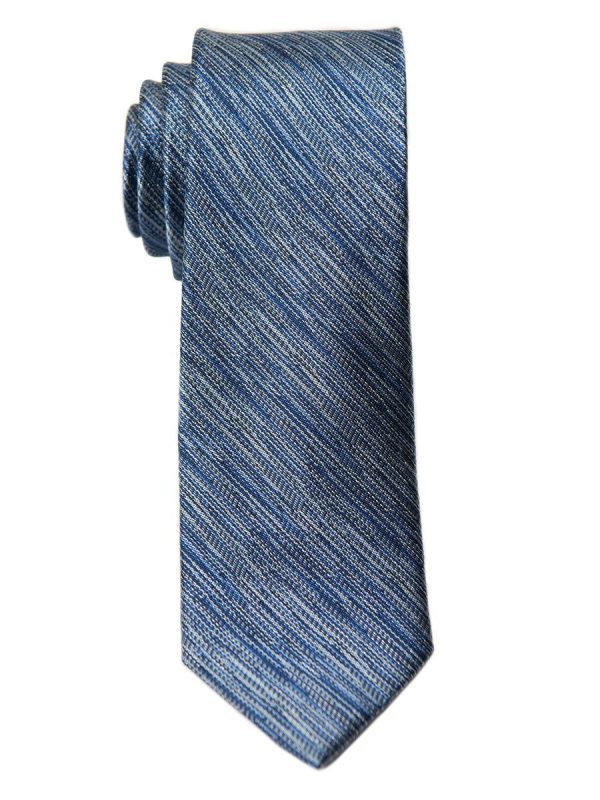 Heritage House 26458 100% Silk Boy s Tie - Stripe - Blue Silver Online