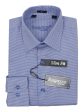 Ragazzo 34885 Boy s Slim Fit Dress Shirt - Neat - Medium Blue For Discount