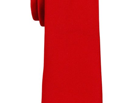 Heritage House 34789 - Boy s Tie - Satin Solid - Red Fashion