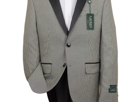 Lauren Ralph Lauren 28249 Boy s Sport Coat - Houndstooth- Black White For Sale