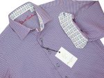 Robert Graham 28512 Boy s Sport Shirt-Houndstooth-Purple Orange Cheap