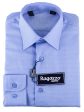 Ragazzo 25464 100% Cotton Boy s Dress Shirt - Chevron - Medium Blue Discount