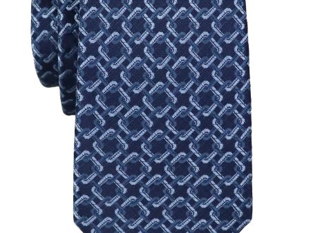 T.O. 37916 Boy s Tie - Geo - Navy Silver Hot on Sale