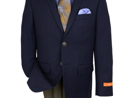 Tallia 37810 Boy s Blazer - Solid - Navy on Sale