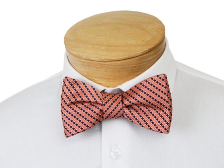 ScottyZ 33030 Young Men s Bow Tie - Neat - Orange Navy Online Hot Sale