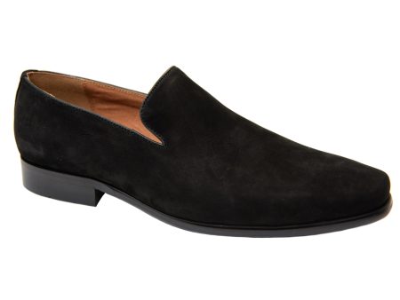 Florsheim 29210 Boy s Shoe- Plain Toe- Slip On- Nubuck- Black Hot on Sale