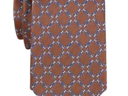 T.O. 37921 Boy s Tie - Check - Umber Blue Discount