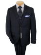 Michael Kors 22871 100% Wool Boy s Suit - Plaid - Charcoal Online Sale