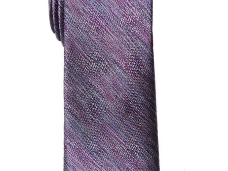 Heritage House 26456 100% Silk Boy s Tie - Stripe - Pink Purple For Cheap