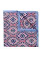 Heritage House 37797 Pocket Square - Neat - Pink Navy Silver Online now