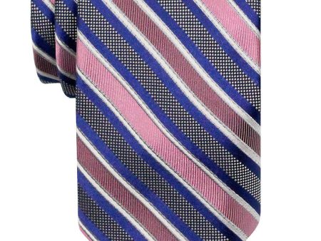 Heritage House 24522 100% Silk Boy s Tie - Stripe - Pink For Cheap