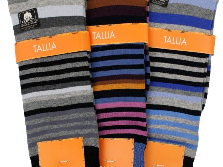 Tallia 36249 Men s Socks - Stripe Discount