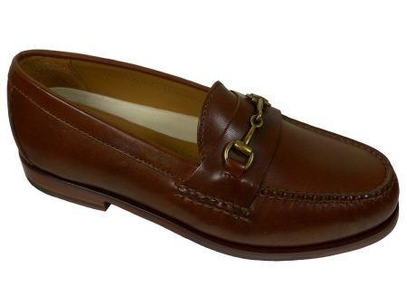 Cole Haan 23506 Leather Boy s Shoe - Bit Loafer - Papaya Online