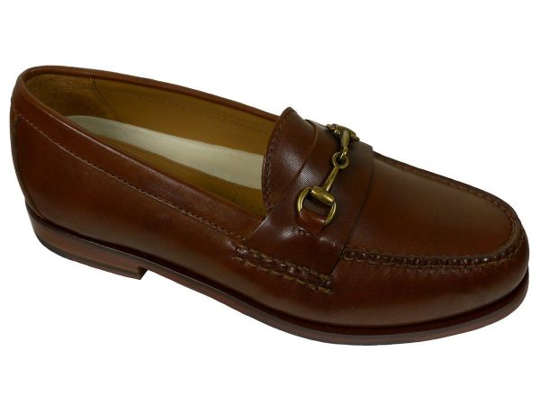 Cole Haan 23506 Leather Boy s Shoe - Bit Loafer - Papaya Online