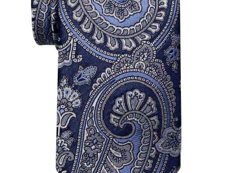 Heritage House 24559 100% Silk Boy s Tie - Paisley - Blue Sale