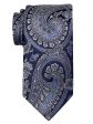 Heritage House 24559 100% Silk Boy s Tie - Paisley - Blue Sale