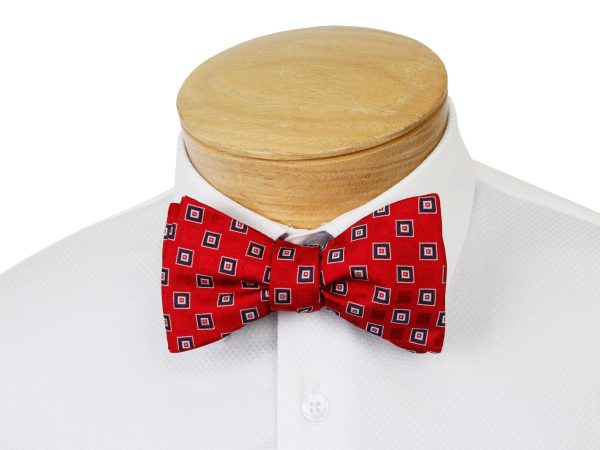 ScottyZ 33028 Young Men s Bow Tie - Neat - Red Navy Discount