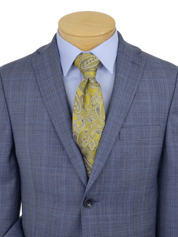 Michael Kors 33834 Boy s Sport Coat - Plaid - Blue Online Hot Sale