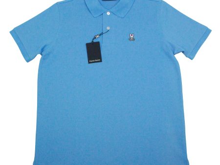 Psycho Bunny 36154 Young Men s Short Sleeve Polo - Cool Blue Hot on Sale