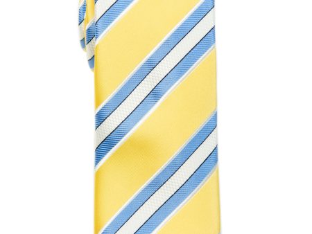 ScottyZ 29142 Boy s Tie-Stripe- Yellow Blue Cheap