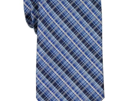 Heritage House 36886 Boy s Tie - Plaid - Blue Online now