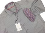 Robert Graham 30153 Boy s Sport Shirt -Geo - Grey Supply