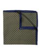 Heritage House 37789 Pocket Square - Neat - Teal Green Brown Discount