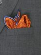 Heritage House 37778 Pocket Square - Polka Dot - Pumpkin White Online Sale