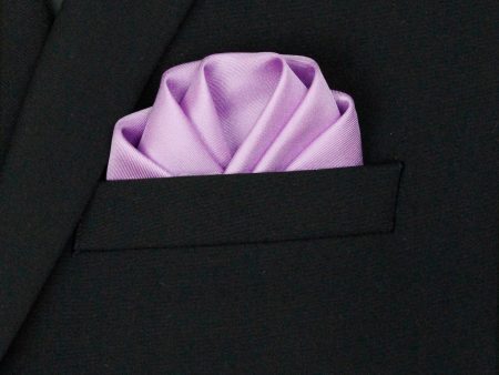 Heritage House 36898 Boy s Pocket Square - Solid - Purple Online Sale