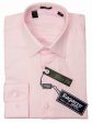 Ragazzo 28630 Boy s Dress Shirt - Slim Fit - Tonal Herringbone - Bubble Gum Online now