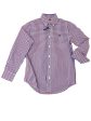 Lauren Ralph Lauren 34595 Boy s Dress Shirt- Check - Wine Navy on Sale