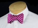 Boy s Bow Tie 24448 Pink White Cheap