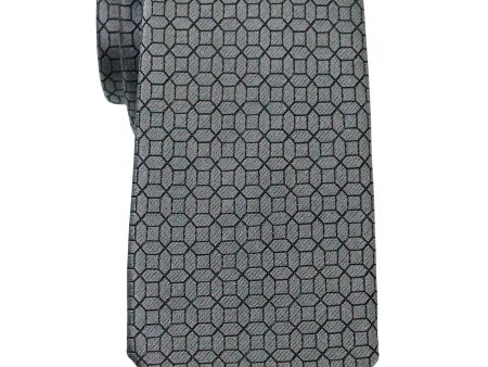 Heritage House 35749 - Boy s Tie - Neat - Grey Black Online now