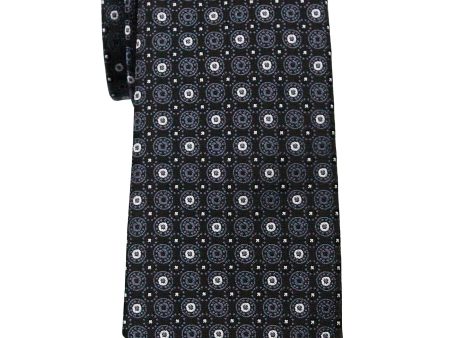 Heritage House 35746 - Boy s Tie - Neat - Black Grey Supply