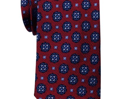 Heritage House 35741 - Boy s Tie - Neat - Red Navy Cheap