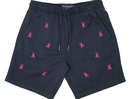 Psycho Bunny 37342 Boy s Short - Guilford - Navy For Discount