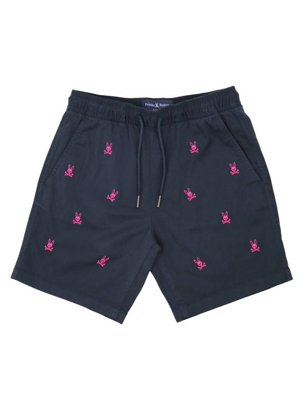 Psycho Bunny 37342 Boy s Short - Guilford - Navy For Discount