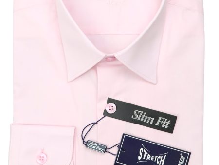 Ragazzo 37940 Boy s Dress Shirt - Stretch - Light Pink Sale